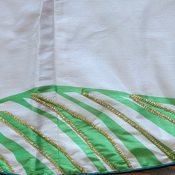 Trimsetter Christmas Tree Skirt for Dillard's. 60" Round Hand Beaded New - Picture 9 of 10